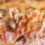 Hands at the “Cuevas de las Manos” in Santa Cruz Province, Argentina (Photo by Pablo Gimenez/WikimediaCommons)